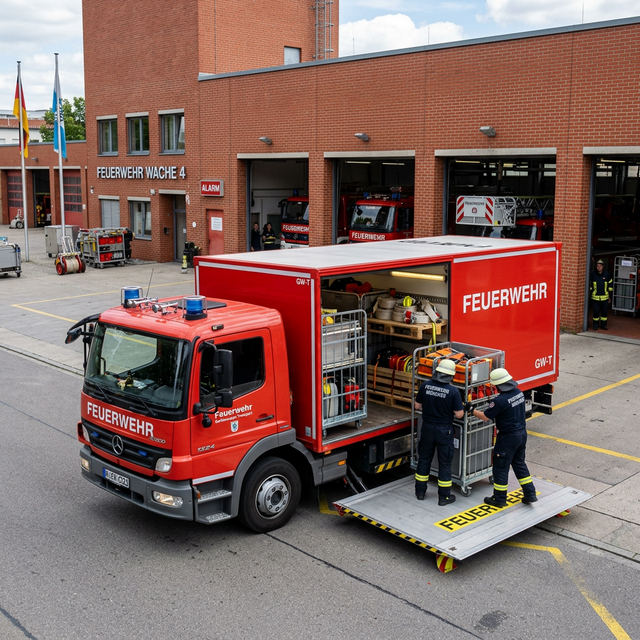 Gerätewagen Transport